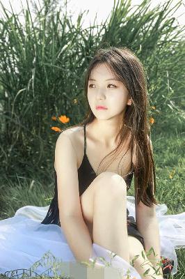 黑色蕾丝透视露胸旗袍连衣裙